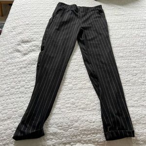Black and White Pin Stripe Pants